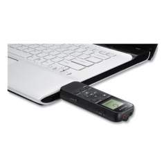 Sony ICD-PX370 Digital Voice Recorder, 4 GB, Black (2706075)