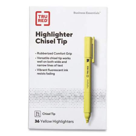 TRU RED 24376645 Chisel Tip Highlighter