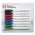 TRU RED Dry Erase Marker, Pen-Style, Fine Bullet Tip, Four Assorted Colors, 8/Pack (24376597)