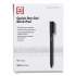 TRU RED Quick Dry Gel Pen, Stick, Fine 0.5 mm, Black Ink, Black Barrel, 24/Pack (24376922)