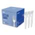 Perk Eco-ID Mediumweight Compostable Cutlery, Fork, White, 300/Pack (24394114)