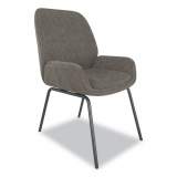 Union & Scale Prestige Fabric Guest Chair, 25.8" x 22.7" x 34.7", Gray Seat/Back (24398953)