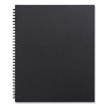 TRU RED Wirebound Soft-Cover Project-Planning Notebook, Preprinted Planning Template, Black Cover, 11 x 8.5, 80 Sheets (24377299)