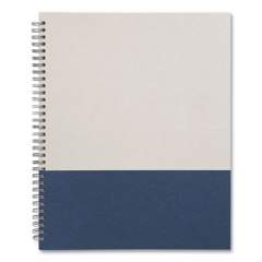 TRU RED Wirebound Hardcover Notebook, 1 Subject, Narrow Rule, Gray/Blue Cover, 11 x 8.5, 80 Sheets (24383520)
