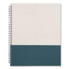 TRU RED Wirebound Hardcover Notebook, 1 Subject, Narrow Rule, Gray/Teal Cover, 11 x 8.5, 80 Sheets (24383517)
