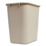 Coastwide Professional Open Top Indoor Trash Can, Plastic, 10.25 gal, Beige (125070)