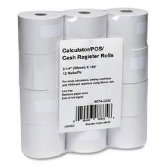 Iconex Impact Bond Paper Rolls, 2.25" x 150 ft, White, 12/Pack (90742202)