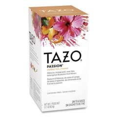 Tazo Tea Bags, Passion, 2.1 oz, 24/Box (149903)