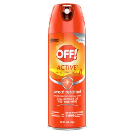 OFF! ACTIVE Insect Repellent, 6 oz Aerosol, 12/Carton (333243)