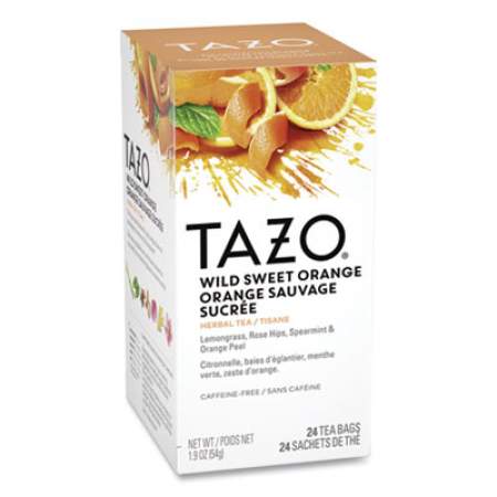 Tazo Tea Bags, Wild Sweet Orange, 24/Box (151598)