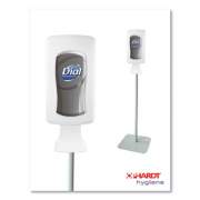 Dial FIT Touch Free Dispenser Floor Stand, 15.7 x 15.7 x 58.3, White (09495EA)