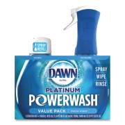 Dawn Platinum Powerwash Dish Spray, Fresh, 16 oz Spray Bottle, 2/Pack (31836PK)