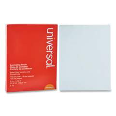 Universal Laminating Pouches, 5 mil, 9" x 11.5", Matte Clear, 100/Pack (84624)