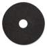 Coastwide Professional Stripping Floor Pads, 17" Diameter, Black, 5/Carton (655467)