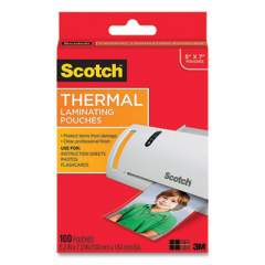 Scotch Laminating Pouches, 5 mil, 5" x 7", Clear, 100/Pack (2438150)