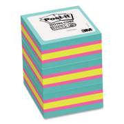 Post-it Notes Super Sticky Notes Cube, 3 x 3, Bright Blue, Bright Green, Bright Pink, 360 Sheets/Cube, 3 Cubes/Pack (2027SSAFG3PK)
