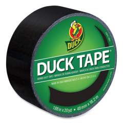 Duck Colored Duct Tape, 3" Core, 1.88" x 20 yds, Black (1265013)
