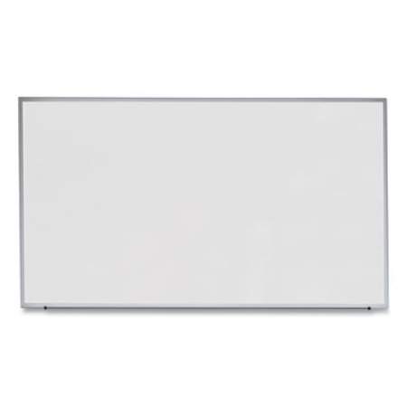 Universal Dry Erase Board, Melamine, 72 x 48, Satin-Finished Aluminum Frame (43626)
