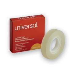 Universal Invisible Tape, 1" Core, 0.5" x 36 yds, Clear (81236)