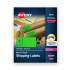 Avery High-Visibility Permanent Laser ID Labels, 2 x 4, Neon Green, 1000/Box (5976)