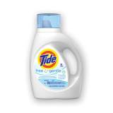Tide Free and Gentle Laundry Detergent, 32 Loads, 46 oz Bottle, 6/Carton (41823)