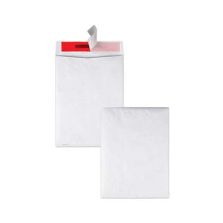 Quality Park Tamper-Indicating Mailers Made with Tyvek, #10 1/2, Redi-Strip Closure, 9 x 12, White, 100/Box (R2400)
