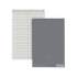 TOPS Prism Steno Pads, Gregg Rule, Gray Cover, 80 Gray 6 x 9 Sheets, 4/Pack (80274)