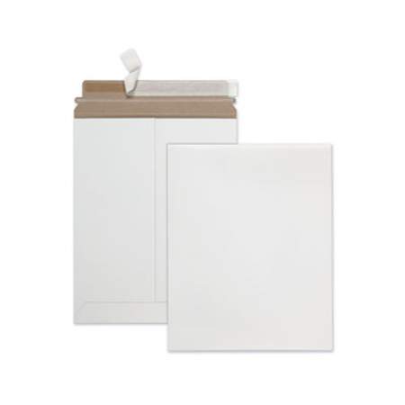 Quality Park Extra-Rigid Photo/Document Mailer, Cheese Blade Flap, Self-Adhesive Closure, 9.75 x 12.5, White, 25/Box (64015)