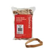 Universal Rubber Bands, Size 107, 0.06" Gauge, Beige, 1 lb Box, 40/Pack (01107)