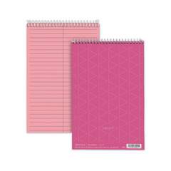 TOPS Prism Steno Pads, Gregg Rule, Pink Cover, 80 Pink 6 x 9 Sheets, 4/Pack (80254)