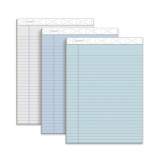 TOPS Prism + Colored Writing Pads, Wide/Legal Rule, 50 Assorted Pastel-Color 8.5 x 11.75 Sheets, 6/Pack (63116)