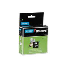 AbilityOne 7530016871407 Dymo/SKILCRAFT LabelWriter Thermal Labels, Multipurpose/Barcode Labels, 1" x 2.13", Black on White, 500/Roll