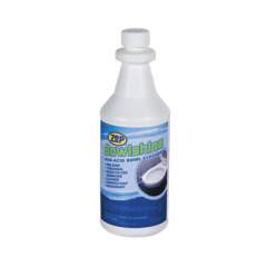 Zep BowlShine Non-Acid Bowl Cleaner, Floral Scent, 32 oz Bottle, 12/Carton (120401)