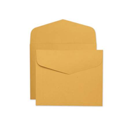 Quality Park Open-Side Booklet Envelope, #13 1/2, Hub Flap, Gummed Closure, 10 x 12, Brown Kraft, 100/Box (54300)