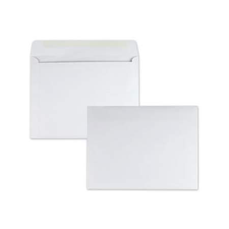 Quality Park Open-Side Booklet Envelope, #13 1/2, Cheese Blade Flap, Gummed Closure, 10 x 13, White, 100/Box (37613)