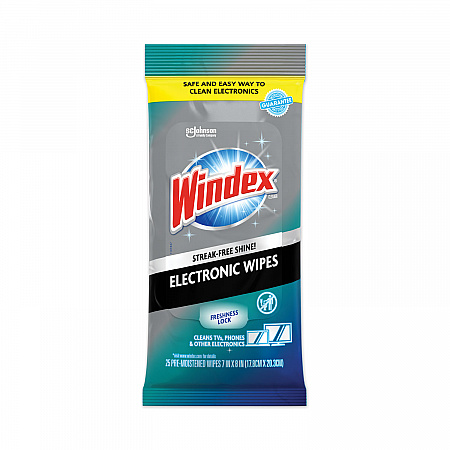 Electronics-Cleaner Wipes, 1-Ply, 7 x 10, Neutral Scent, White, 25 Wipes (319248EA)