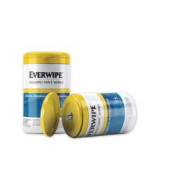 Legacy Everwipe Disinfectant Wipes, 7 x 7, 75/Canister, 6/Carton (101075)