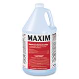 Maxim Germicidal Cleaner, Lemon Scent, 1 gal Bottle, 4/Carton (04100041)