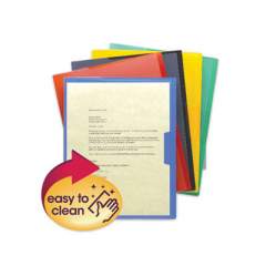 Smead Organized Up Poly Opaque Project Jackets, Letter Size, Assorted Colors, 5/Pack (85740)