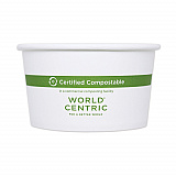 Paper Bowls, 16 oz, 4.4" Diameter x 3" h, White, 500/Carton (BOPA16)