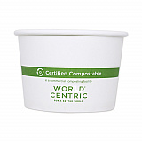 Paper Bowls, 32 oz, 4.4" Diameter x 5.8" h, White, 500/Carton (BOPA32)
