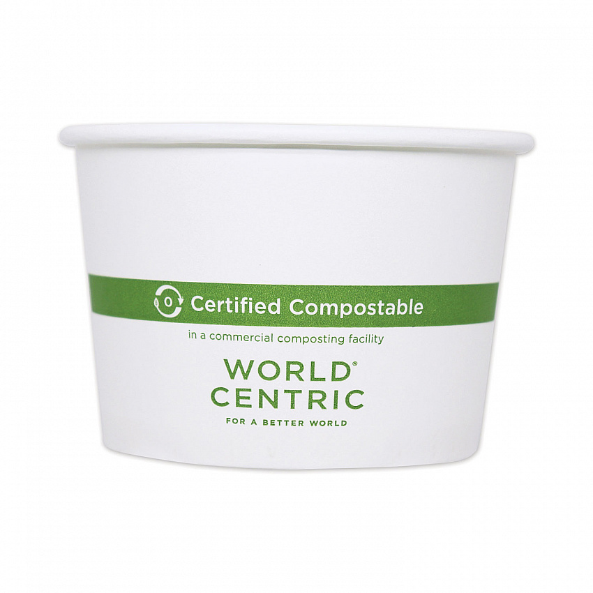 Paper Bowls, 32 oz, 4.4" Diameter x 5.8" h, White, 500/Carton (BOPA32)