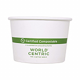 Paper Bowls, 8 oz, 3.5" Diameter x 2.3" h, White, 1,000/Carton (BOPA8)