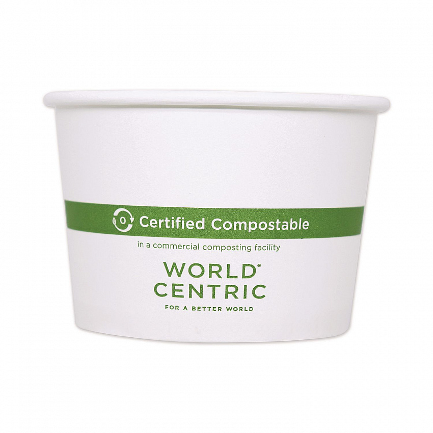 Paper Bowls, 8 oz, 3.5" Diameter x 2.3" h, White, 1,000/Carton (BOPA8)