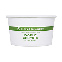 Paper Bowls, 12 oz, 4.5" Diameter x 2.5" h, White, 500/Carton (BOPA12)
