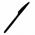 Cutlery for Cutlerease Dispensing System, Mediumweight Knife, Plastic, Black, 960/Box (CEASEKN960BL)