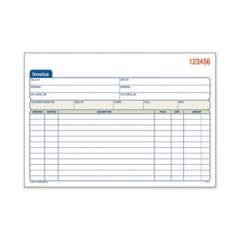 Adams Two-Part Invoice Book, Two-Part Carbonless, 5.56 x 8.44, 1/Page, 50 Forms (DC5840)