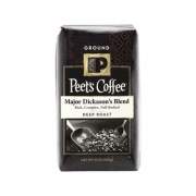 Peet's Coffee & Tea Major Dickason's Blend Ground Coffee, 12 oz Bag (836261)