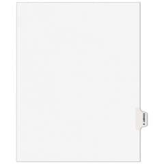 Avery-Style Preprinted Legal Side Tab Divider, Exhibit H, Letter, White, 25/Pack, (1378) (01378)