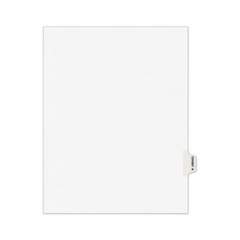 Avery-Style Preprinted Legal Side Tab Divider, Exhibit R, Letter, White, 25/Pack, (1388) (01388)